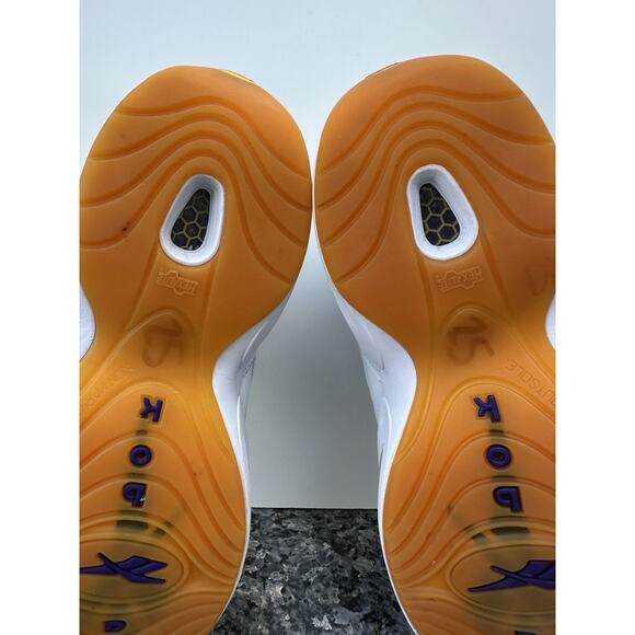 Reebok IVERSON QUESTION YELLOW TOE LAKERS KOBE BRYANT SIZE US 13 - Picture 8 of 13